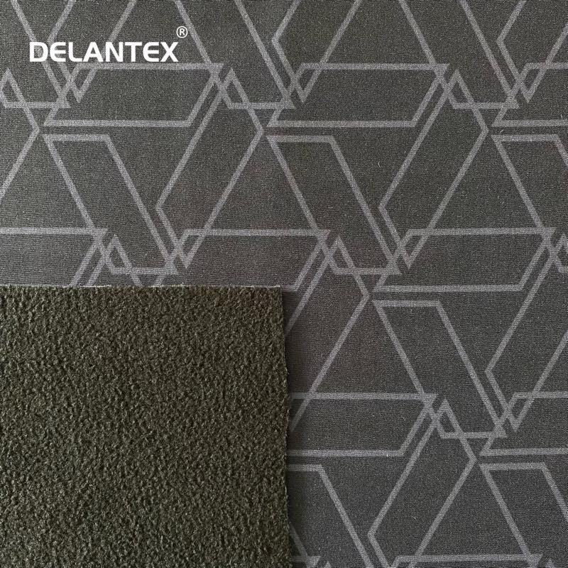 Delantex Polyester Twill Gabardine Fabric Waterproof 3 Layer Digital Printing Fabric Free Sample