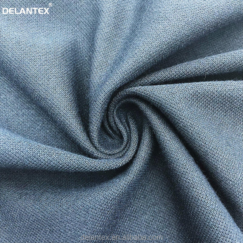 Delantex High Quality Ventilate Soft Polyester Pique Fabric for Home Textiles Tejido Pique 100 Poliester Free Sample