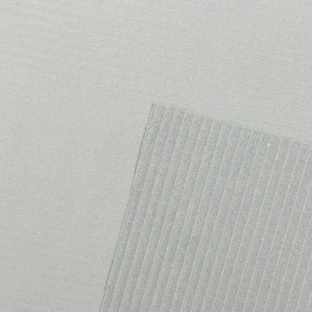 Delantex rib knit nylon spandex fabric for Women's yoga clothing 130cm 220gsm