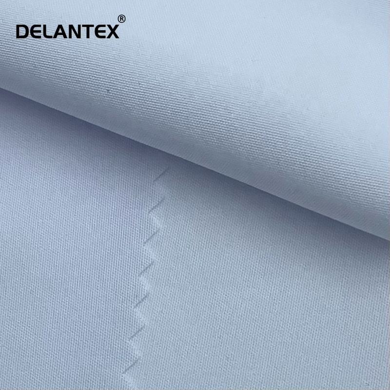 Delantex 95% Polyester 5%Spandex Bleached 100D Four-way Stretch White Fabric for Sublimation