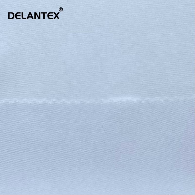 Delantex 95% Polyester 5%Spandex Bleached 100D Four-way Stretch White Fabric for Sublimation