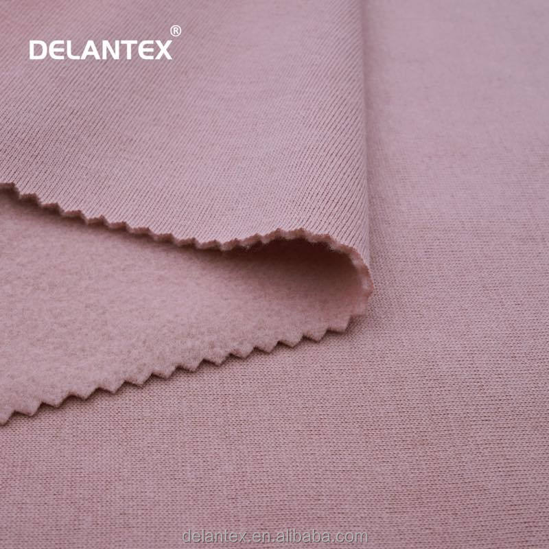 Delantex Custom Super Soft Raw Material Cute Graphics 100% Polyester Double Sided Polar Hoodie Fleece Fabric for Shirts Cloth