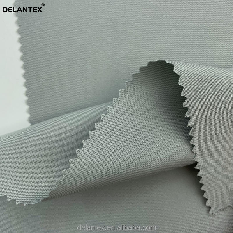 Light Green Twill Micro Fiber Uniform Fabric for Uniform Workwear and Beach Short