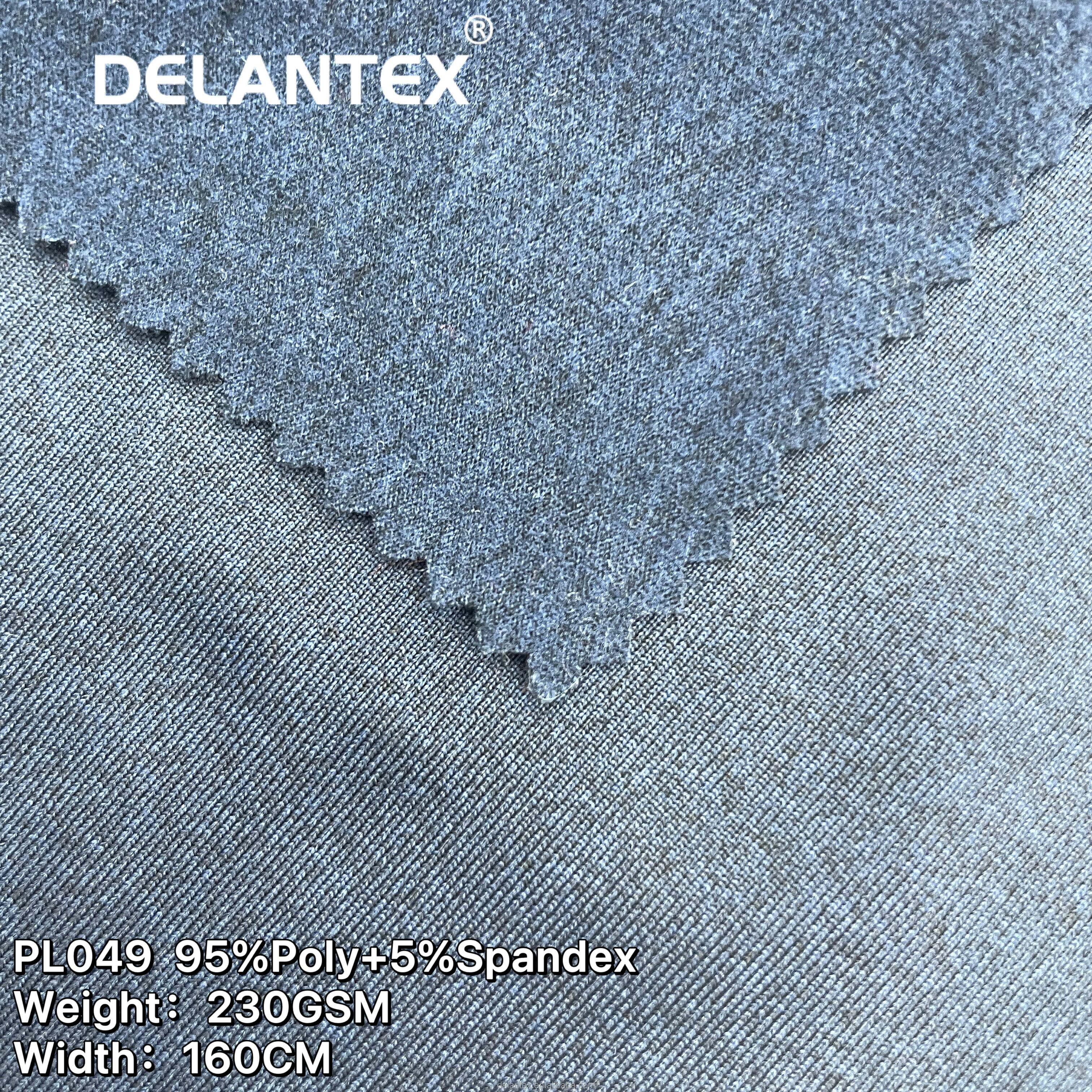Delantex 100D/144F+20D Polyester Polar Stretch Fleece Fabric with High Quality