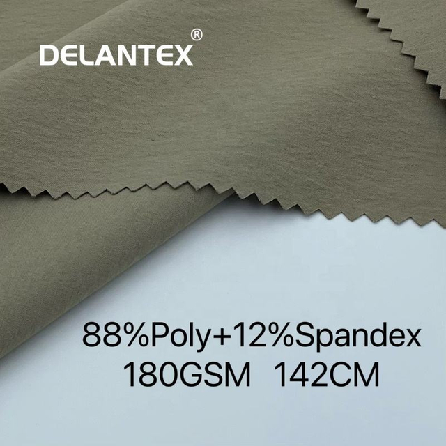 Delantex 88 Polyester 12 Spandex 4 Way Stretch Spandex Fabric 180GSM
