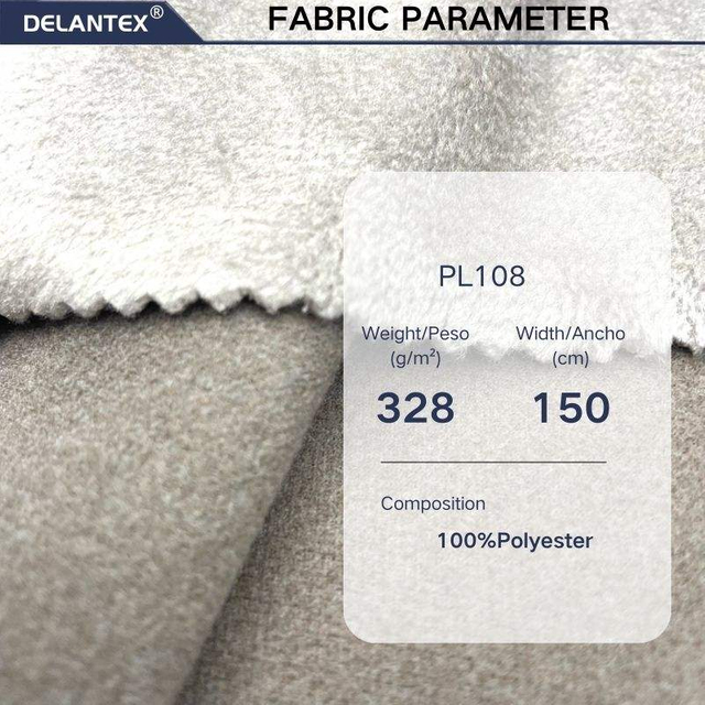Delantex 100% Polyester Fabric Polar Fleece Coffee 328GSM 150cm
