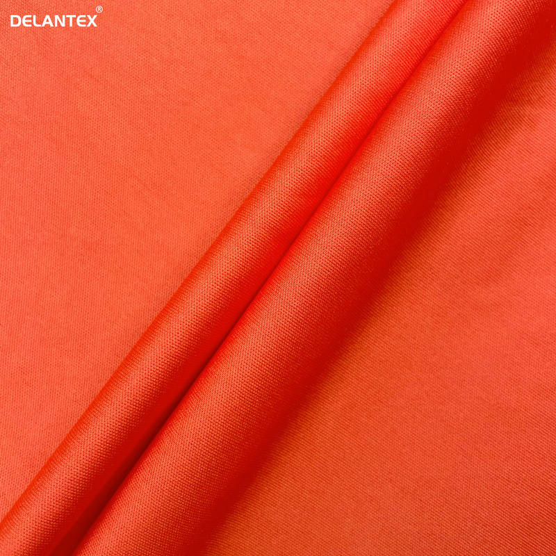 Delantex Solid Interlock Fabric Color Customized Stretch Manufacture Garment Fabric for Sportswear