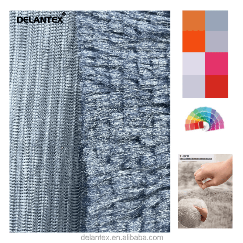 Delantex Keeping Warm Super Soft Pv Flush Wholesale Fabric Suppliers with Cheap Price