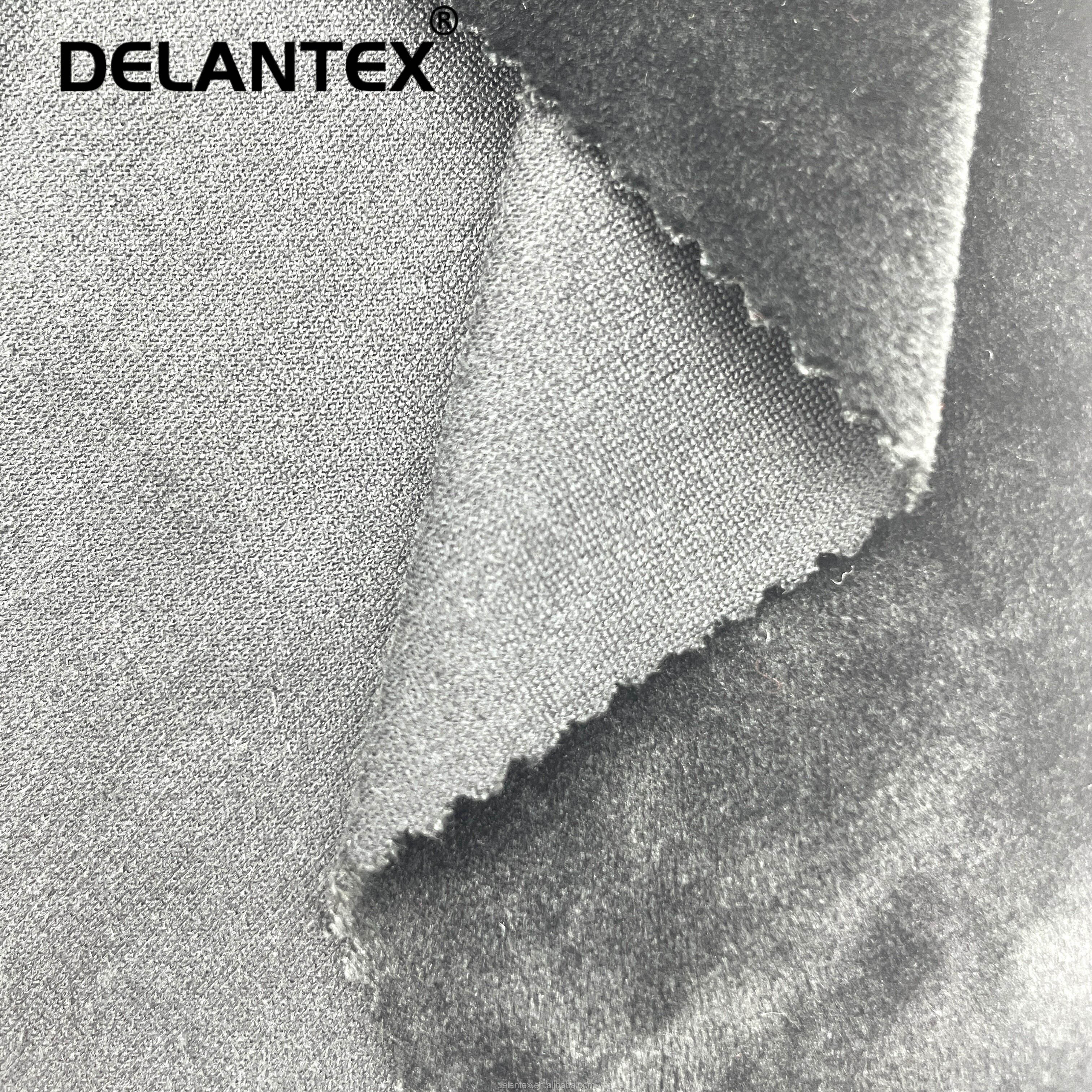 Delantex Anti-static Polyester Super Soft Velvet Polar Fleece Fabric for Sofa