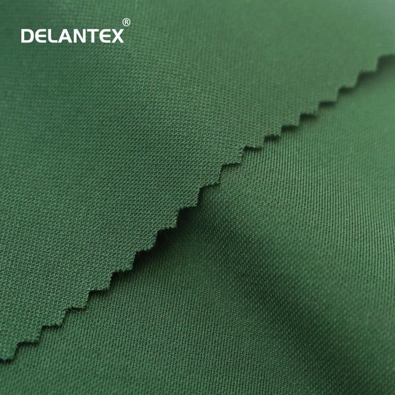 Delantex Breathable Stretch Microfiber Rayon Nylon Spandex Athletic Fabric for Polo Shirts