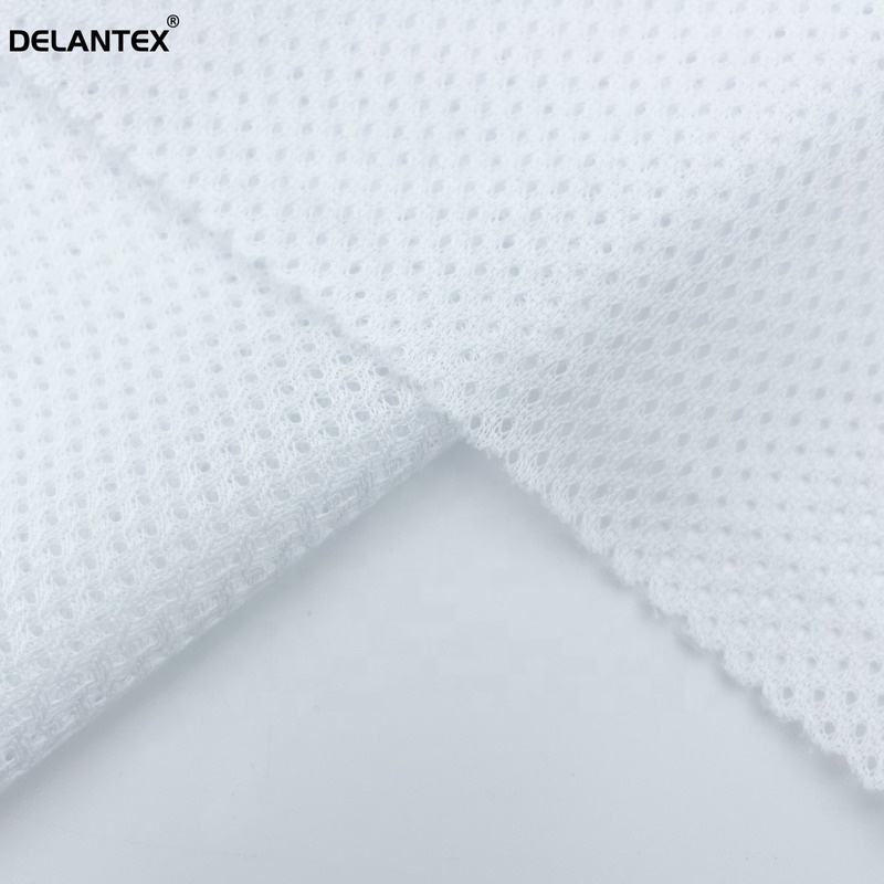 Wholesale 75D/36F White Holes Polyester Bird Eye Mesh Fabric for Lining