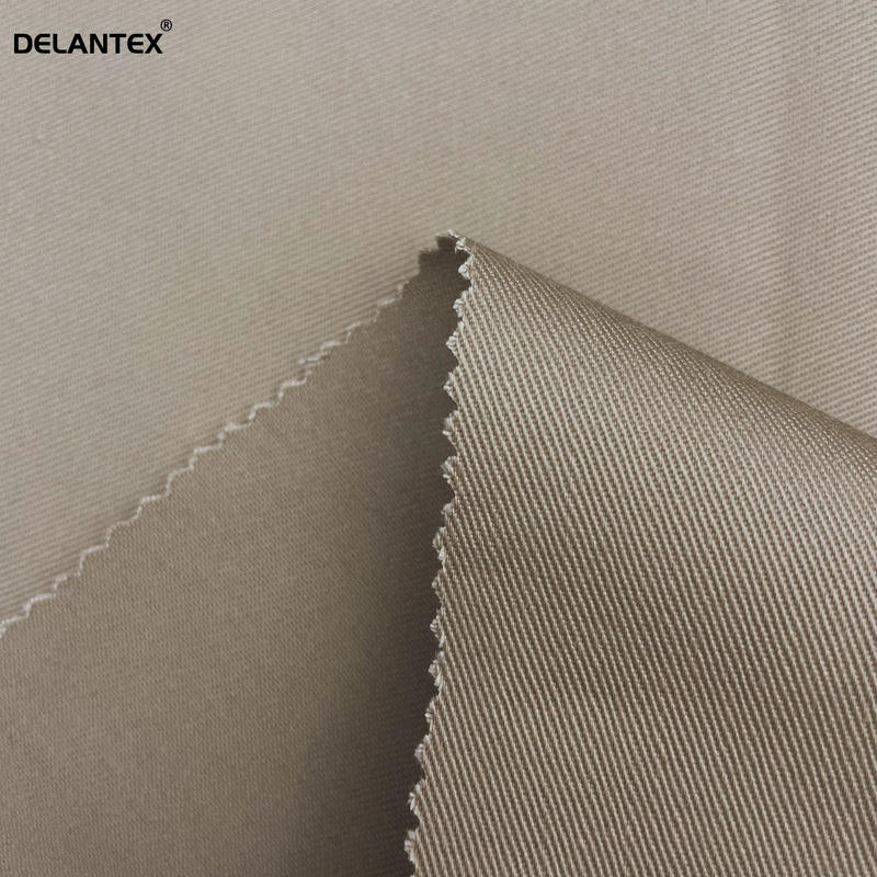 Delantex Durable Brown 65 Poly 35 Cotton Twill Workwear Fabric with Factory Price