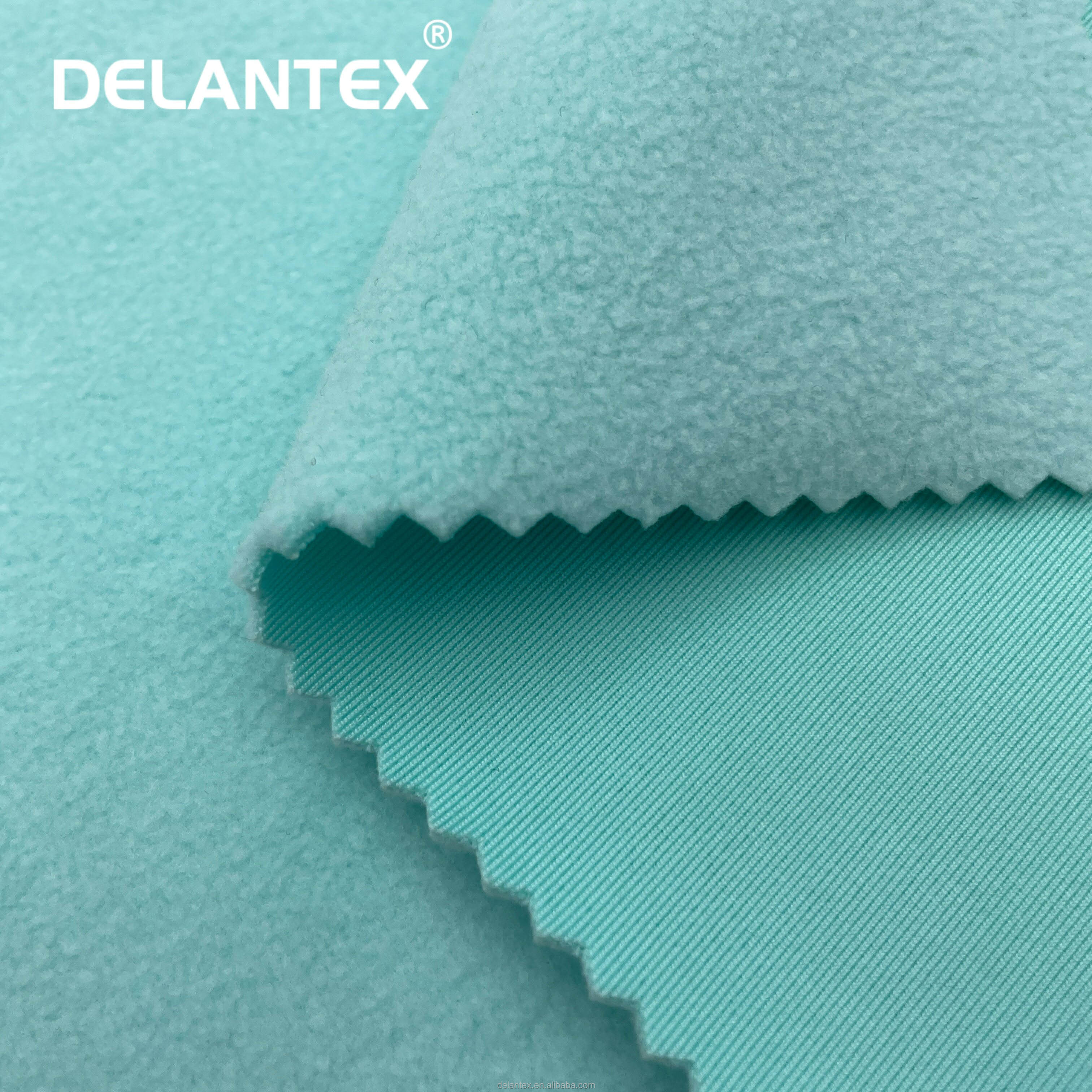Delantex Polyester Sunshine Bonded Fleece Fabric Cold Resistant Warm Fabric for Sportswear Outdoor Garments