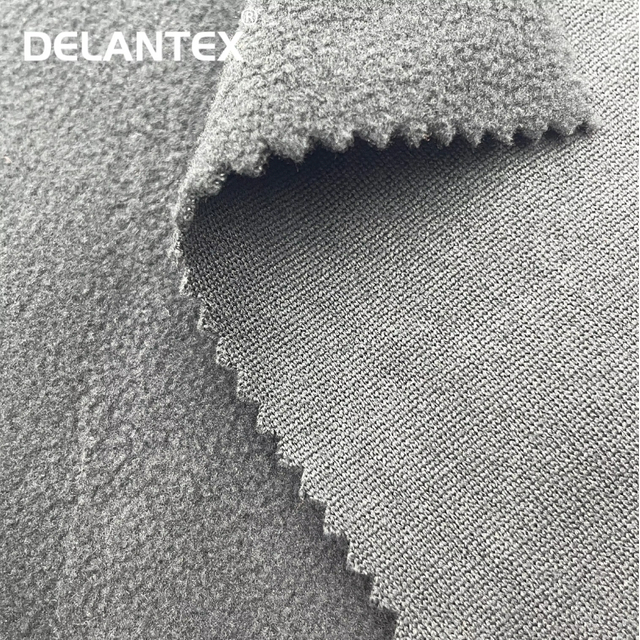 Delantex 100D/144F 1 Sided Brushed Single Sided Fleece Material Fabric