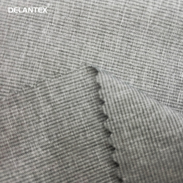 Delantex 100% Polyester Breathable Plain Weave Cationic Fabric for Active Wear