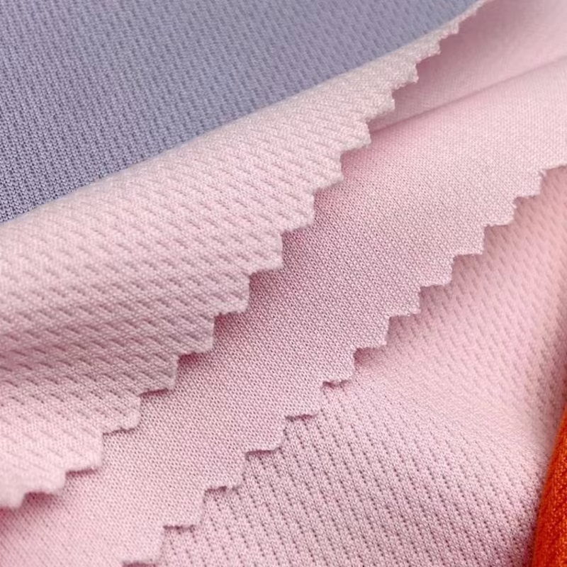 Delantex 100% Polyester DTY 140GSM Bird Eye Mesh 100% Polyester Breathable Weft Knitted Mesh Fabric for Sports Wear