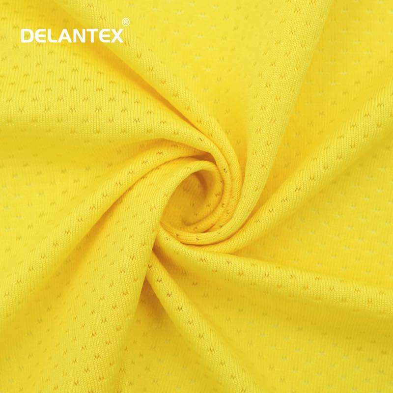 Premium 170G Butterfly Mesh Jersey Knit Fabric for Sportswear 95% Polyester 5% Spandex Breathable Fabric for Boys Girls Garments