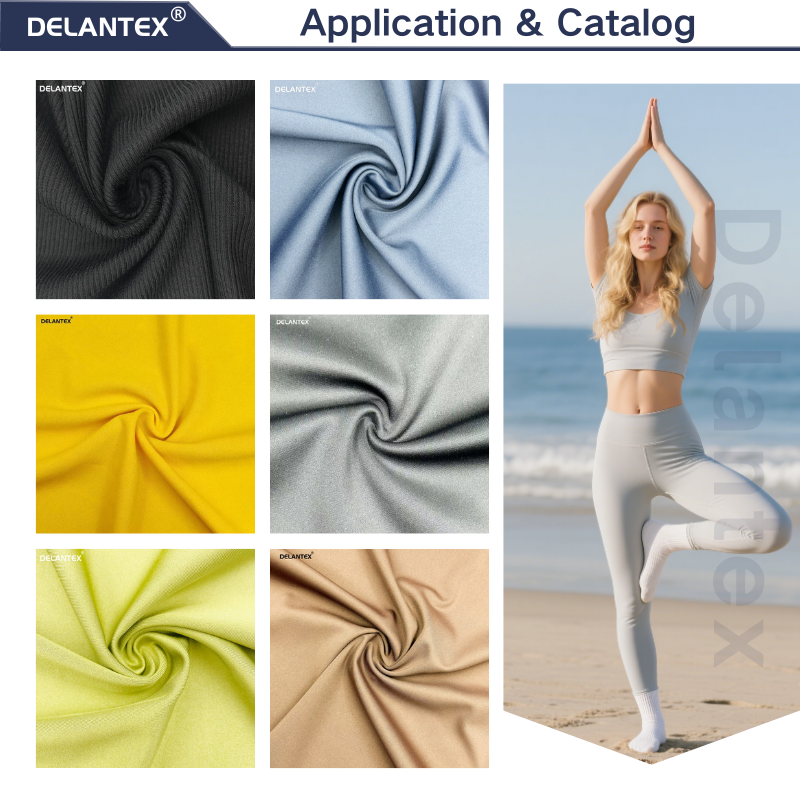 Delantex Anti-wrinkle Swimsuit Fabric 265GSM Customizable Fabric Specifications