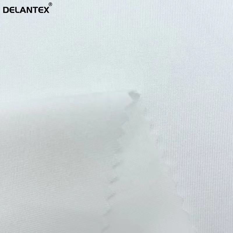 Delantex Dry Fit 90%polyester 10%spandex Yoga Wear T-shirt Fitness Sports Fabric