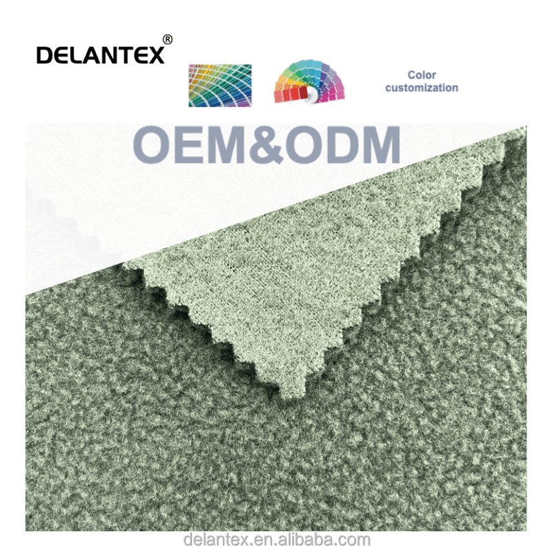 Delantex Buy 220-230GSM DTY Double Brushed One Side Micro Polar Fleece Fabric