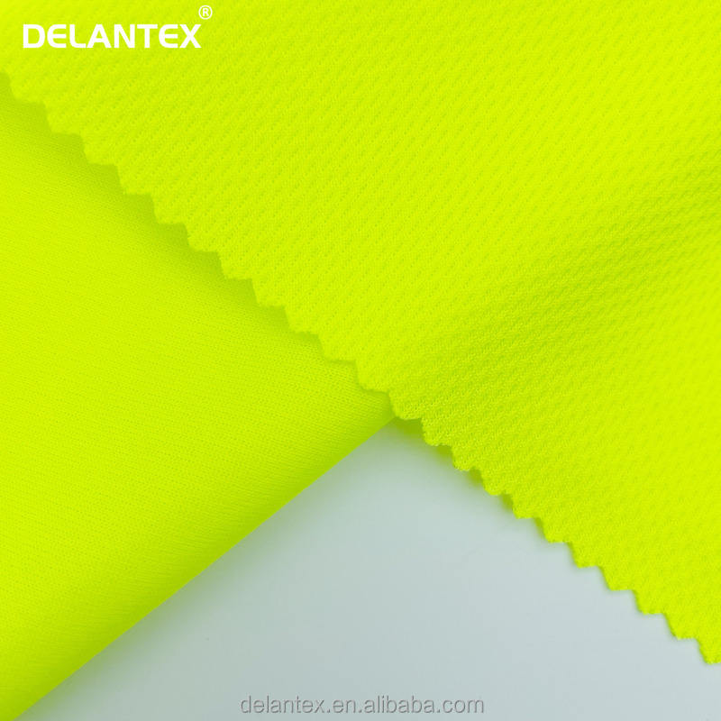 Delantex 100% Polyester Soft Hand Feel Solid Bird Eye Mesh Fabric for Sportswear