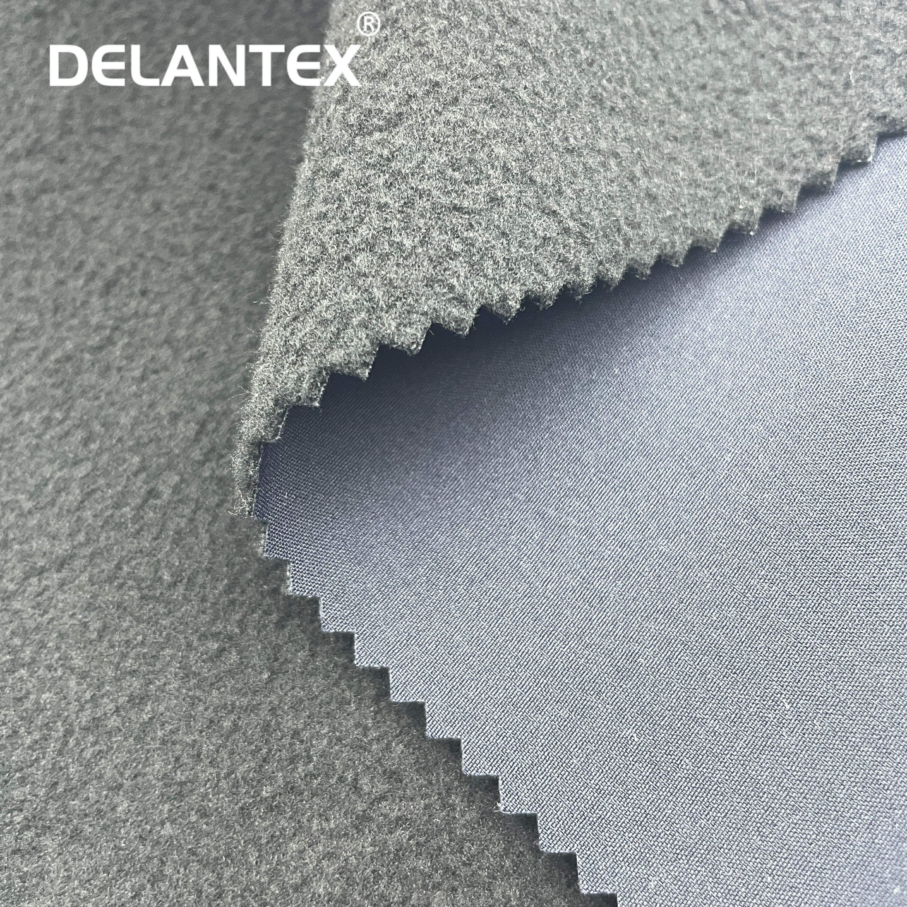 Delantex Breathable Waterproof Softshell Jacket Fabric 3 Layer for Sportswear Outdoor Jacket