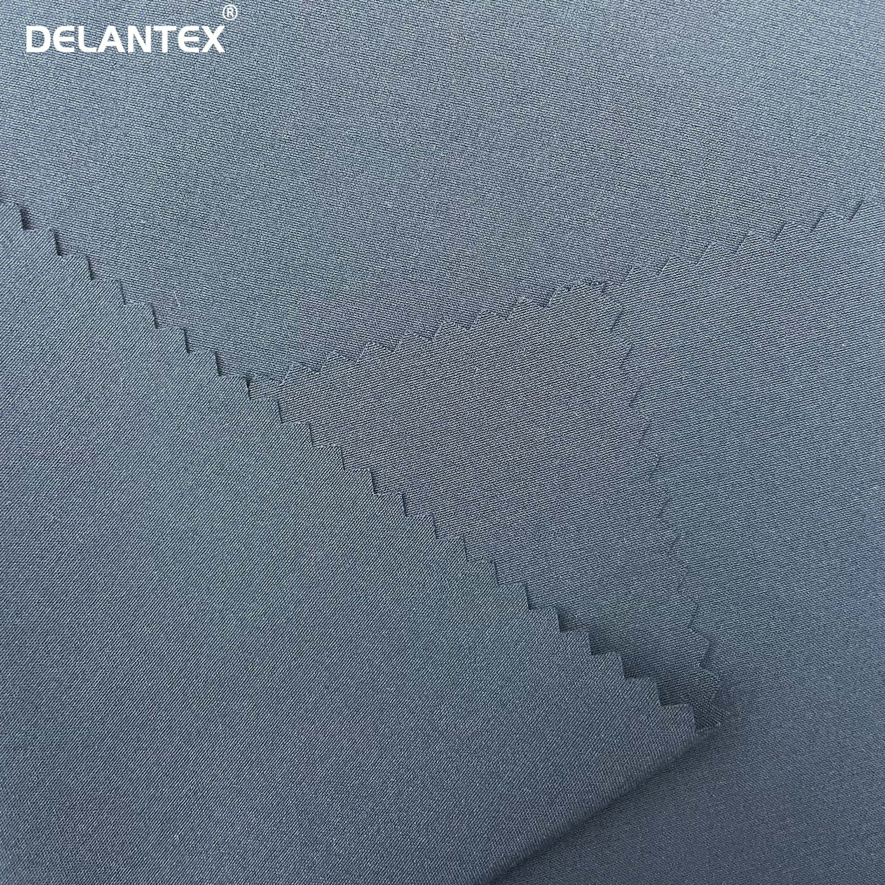 Delantex 94%Polyester 6%Spandex Quick Drying 4-Way Stretch Fabric for Corporate Uniform