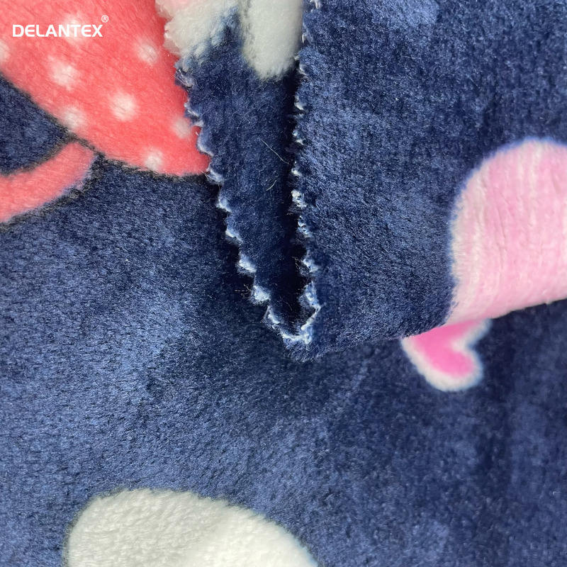 Delantex 100% Polyester Velvet Fabric for Home Textile 230GSM