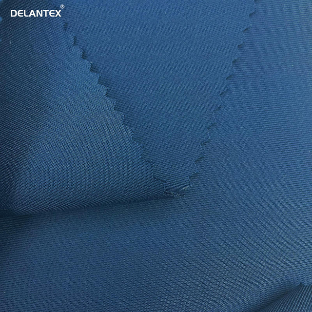 Delantex Manufacture Garment 75D/72F 92%polyester 8%spandex scuba Fabric With Good Quality