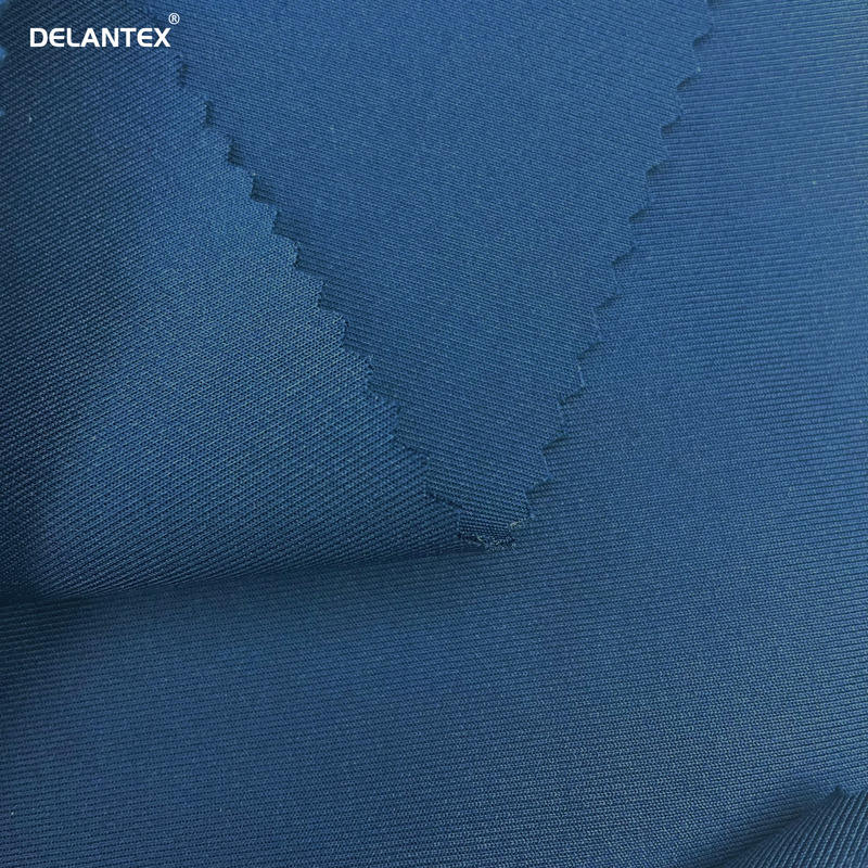 Delantex Manufacture Garment 75D/72F 92%polyester 8%spandex scuba Fabric With Good Quality