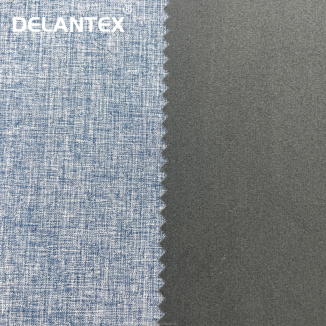 Delantex Water Proof Cationic Polyester Woven Backed Soft Shell Fabric With Fleece Lining