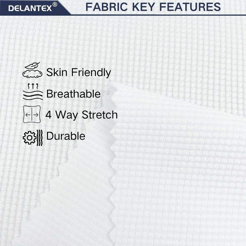 High Quality Polyester Jacquard Football Uniform Waffle Fabric Sublimation Sports Jersey Fabric Free Sample