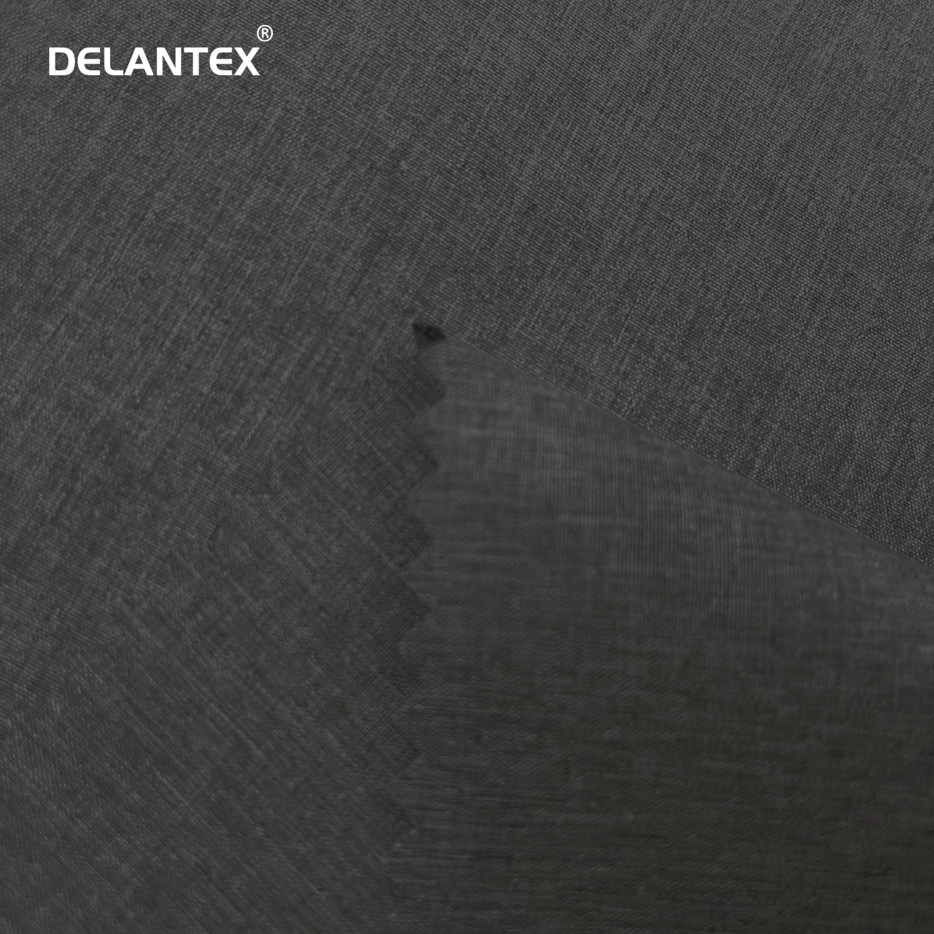 Delantex 100%polyester Manufacture Light Weight Skin Friendly Plain Cationic Fabric With Good Price