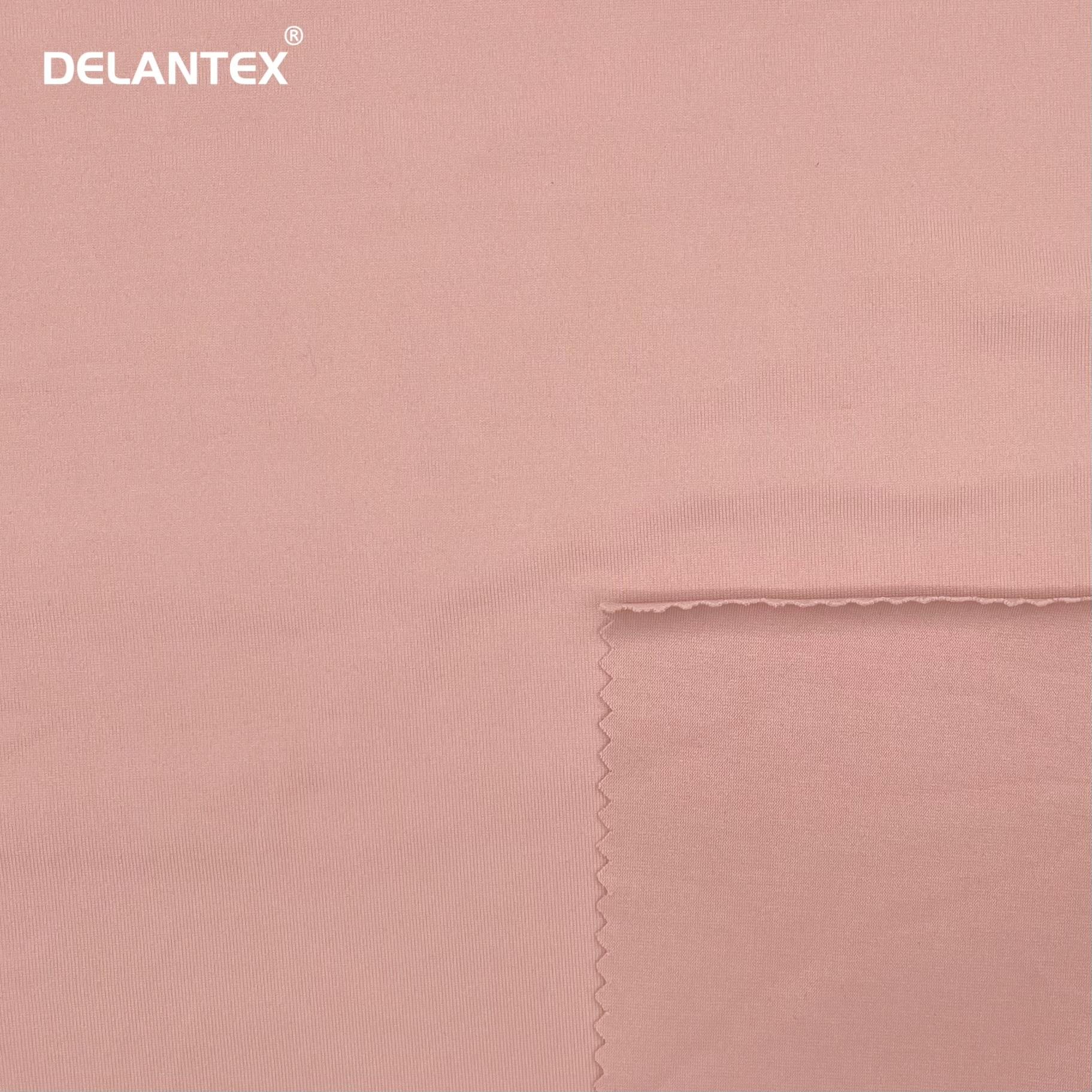 Delantex Good Price Knitted 270GSM Stretchy Double Side Brushed Print Fabric for Yoga Clothes Free Sample