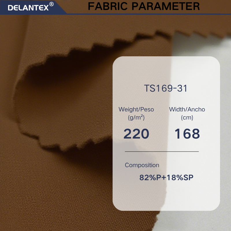 Delantex Yoga Clothing and Polyester Spendx Anti Pill Fabric Avery Popular Fabric Factory Direct Direct Sales