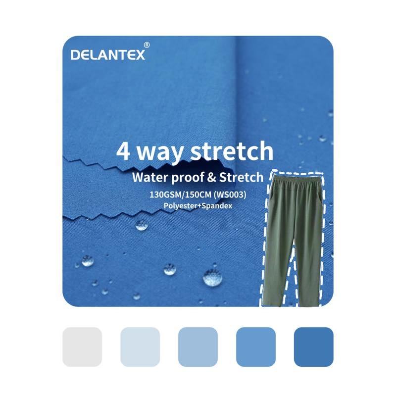Delantex Hot Sale Anti-bacteria 94Polyester 6Spandex Scrubs Fabric Tejidos Jurly Fabric for Medical Scrubs Uniform