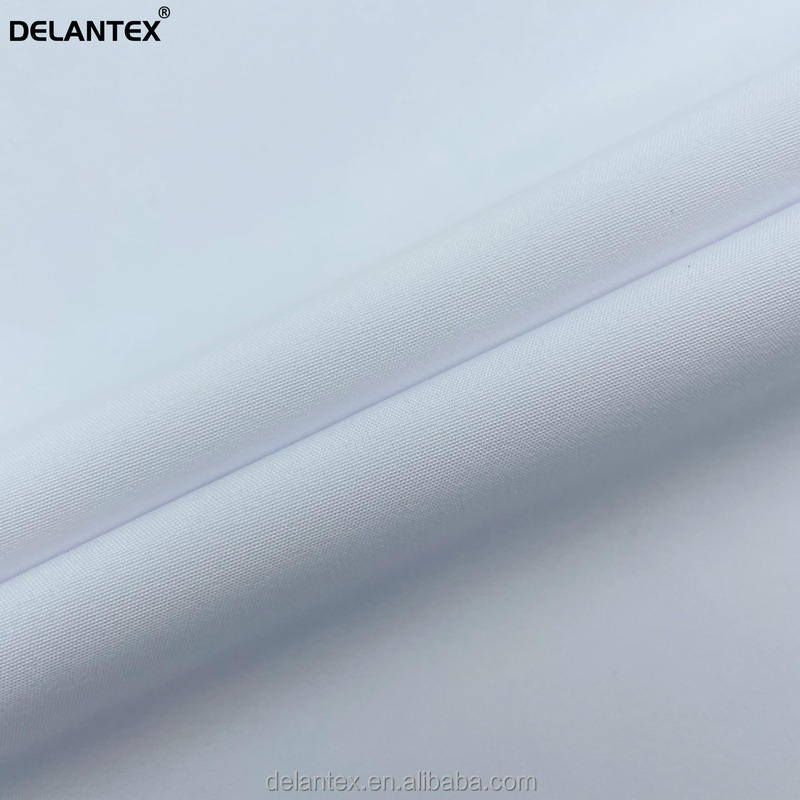 Delantex Bleached 100D Four-way Stretch White Woven Knitted Sublimation Fabric for Uniform Free Sample