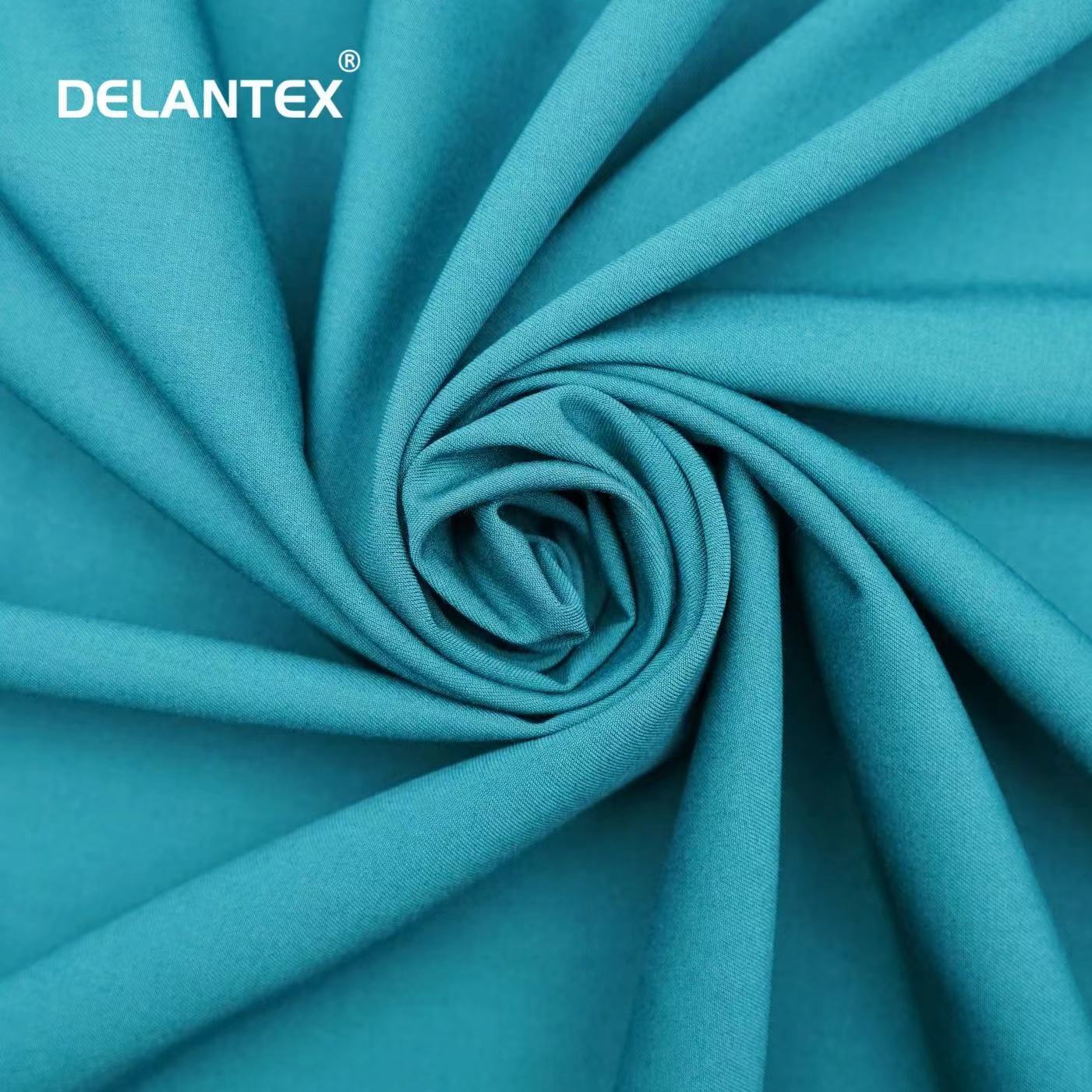 Delantex Polyester Spandex Woven Fabric for Scrubs Custom Nurse Scrubs Ant-ibacterial Fabric for Medical Uniform