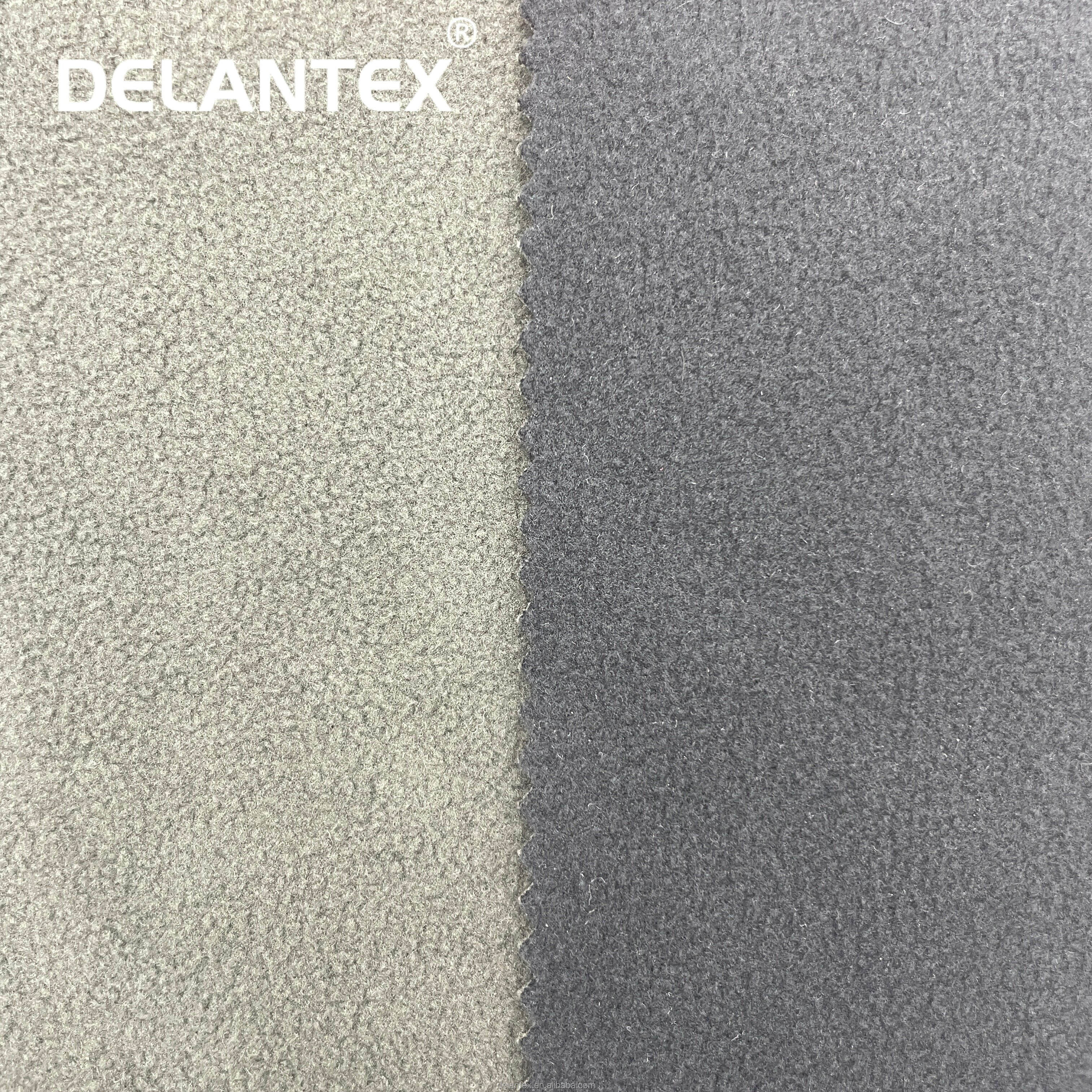 Anti-pilling Cold Resistant 100% Polyester Fleece Lined Bonded Fabric Free Sample