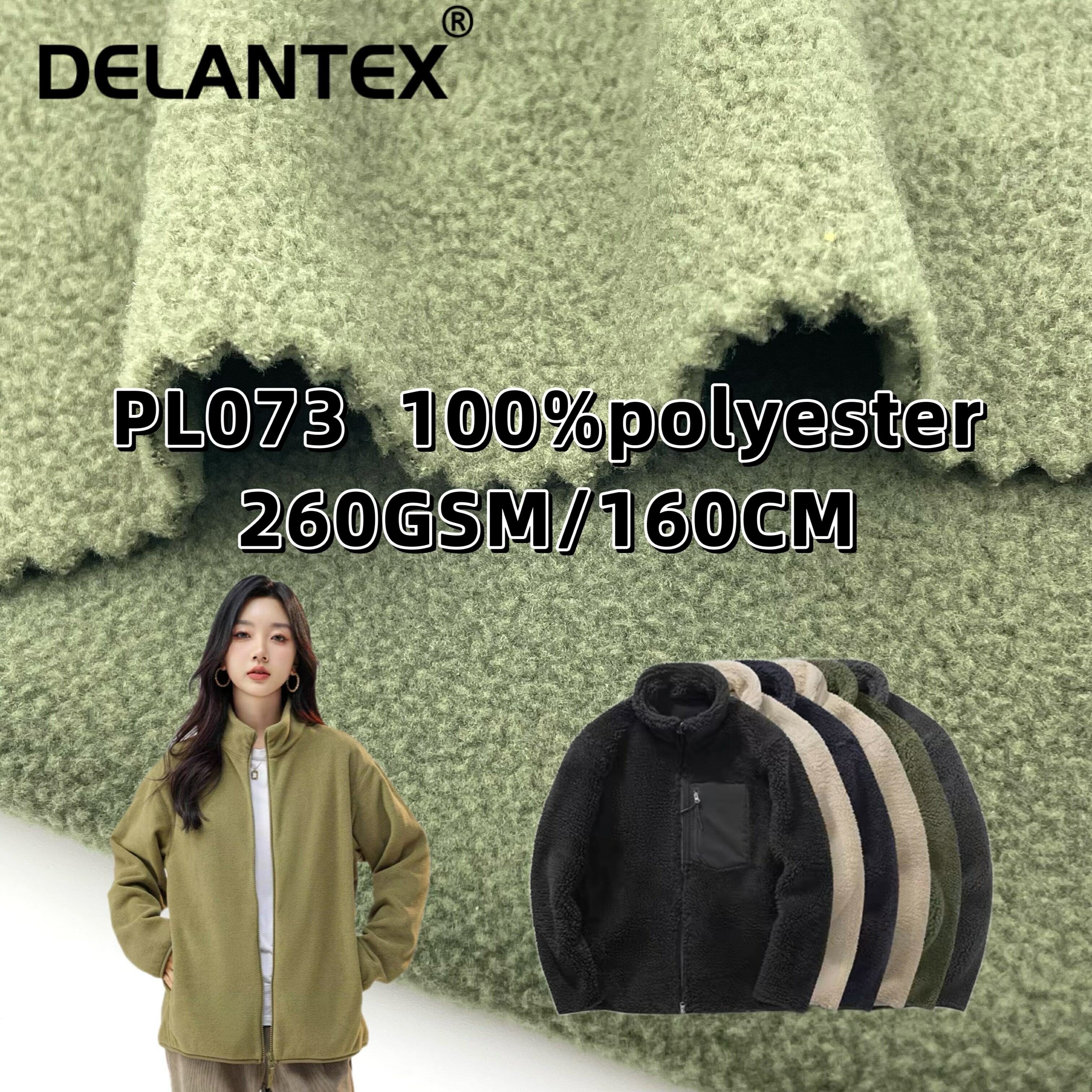 Delantex Cheap Price 260GSM by the Metre Polartec Anti Pill Polar Fleece Fabric