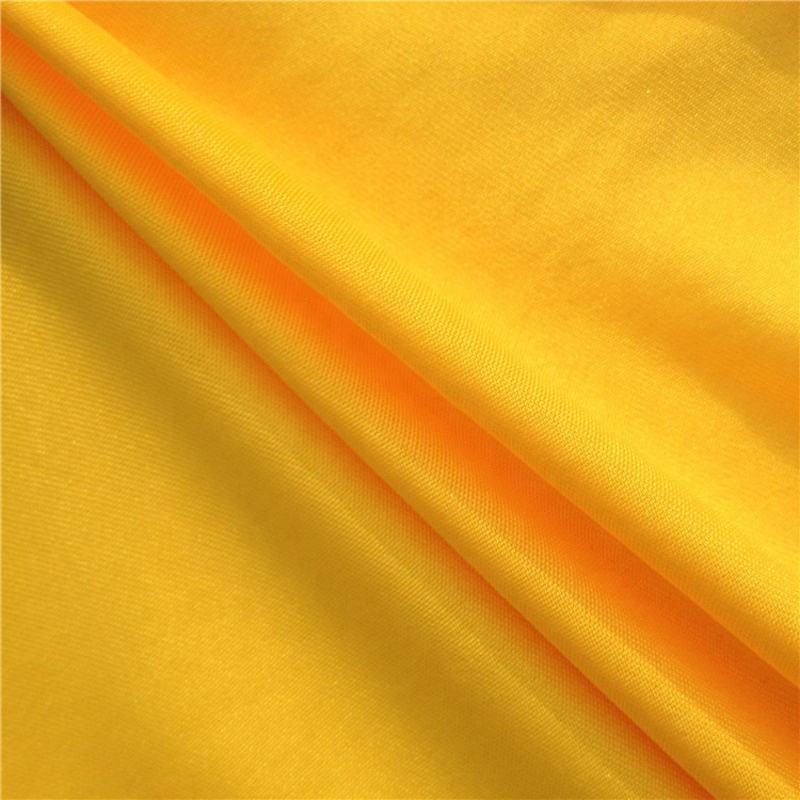 Delantex Yellow 92 Polyester 8 Spandex Elastane Supplex Swimwear Fabric Free Sample