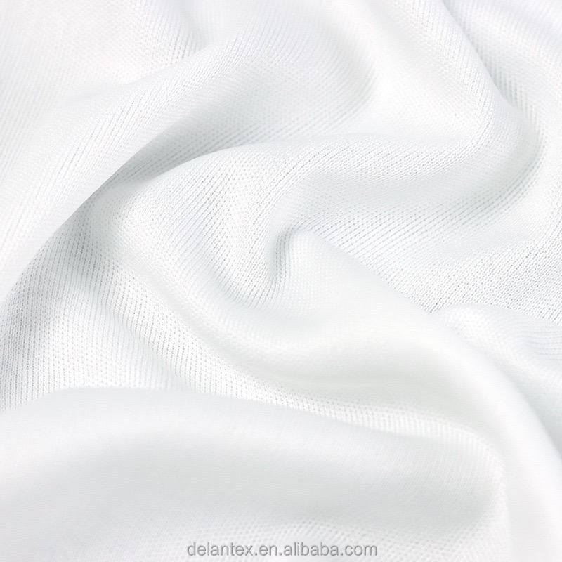 100% Polyester Interlock Sublimation White Fabric Rolls for Lining Outdoor Girls' Diapers
