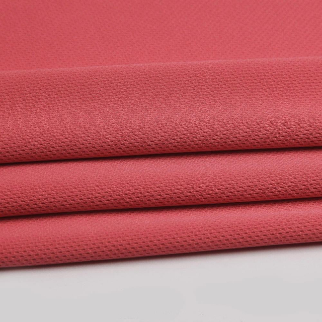 Delantex Micro Pique Fabric Birdseye Mesh T-Shirt Material for Outdoor Garments Slim Maiky Plus Tejidos Fabric Free Sample