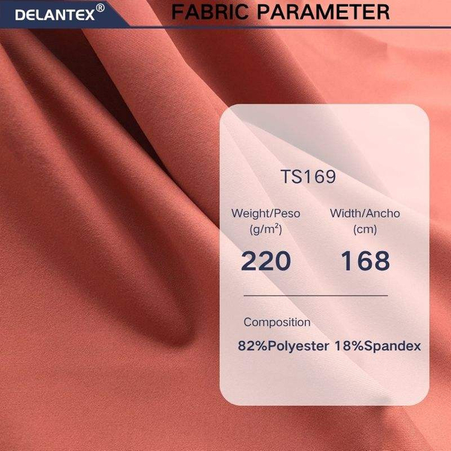 Delantex High-quantity Stretch High-density Needle Breathable Fabric for Yoga Leggings Sportswear T-shirt