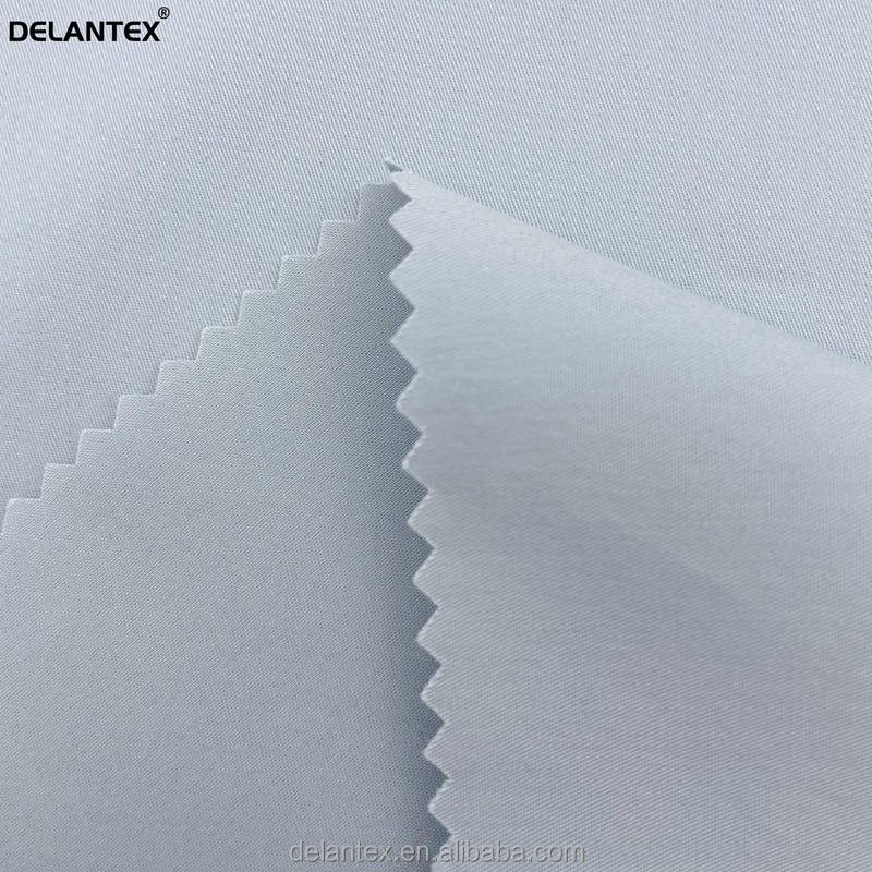 Delantex Cotton and Nylon Stretch Twill Fabric for Corporate Uniform Suiting Fabric