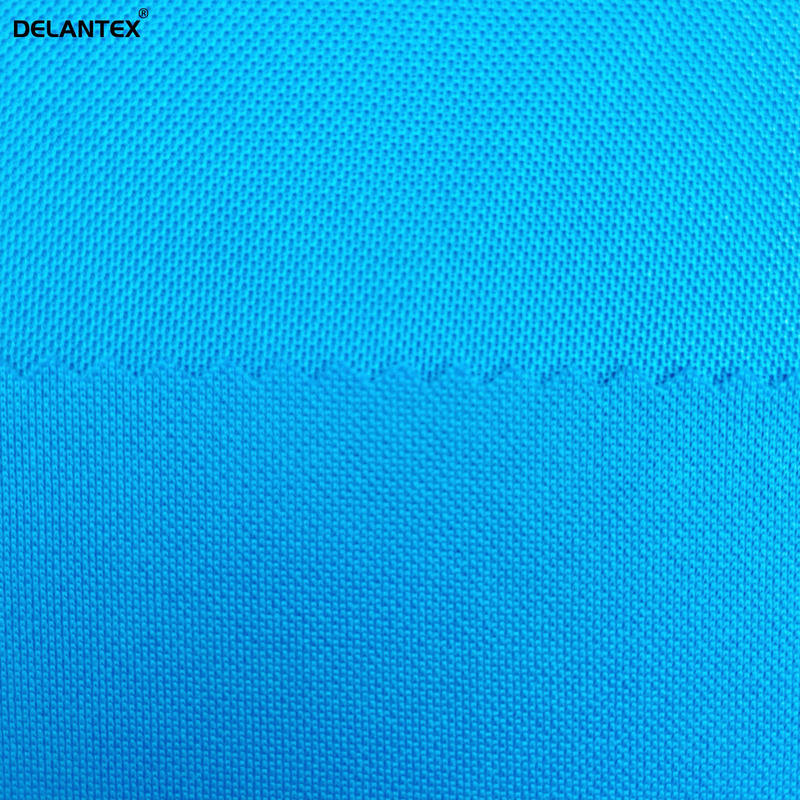 Delantex 100% Polyester Knitted Pique Fabric for Breathable Polo T-shirt Tejido Pique 100 Poliester Fabric Free Sample