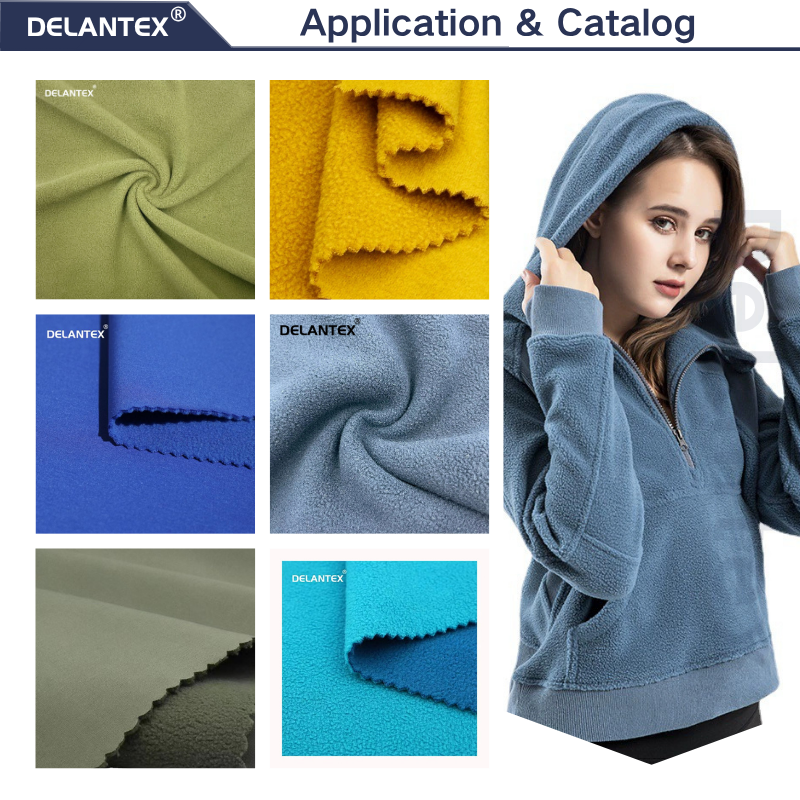 Delantex Wear Resistant, Lightweight and Smooth Fabric Men's Jacket, Fleece 100% Polyester Windproof Sports Jacket, Inner Lining