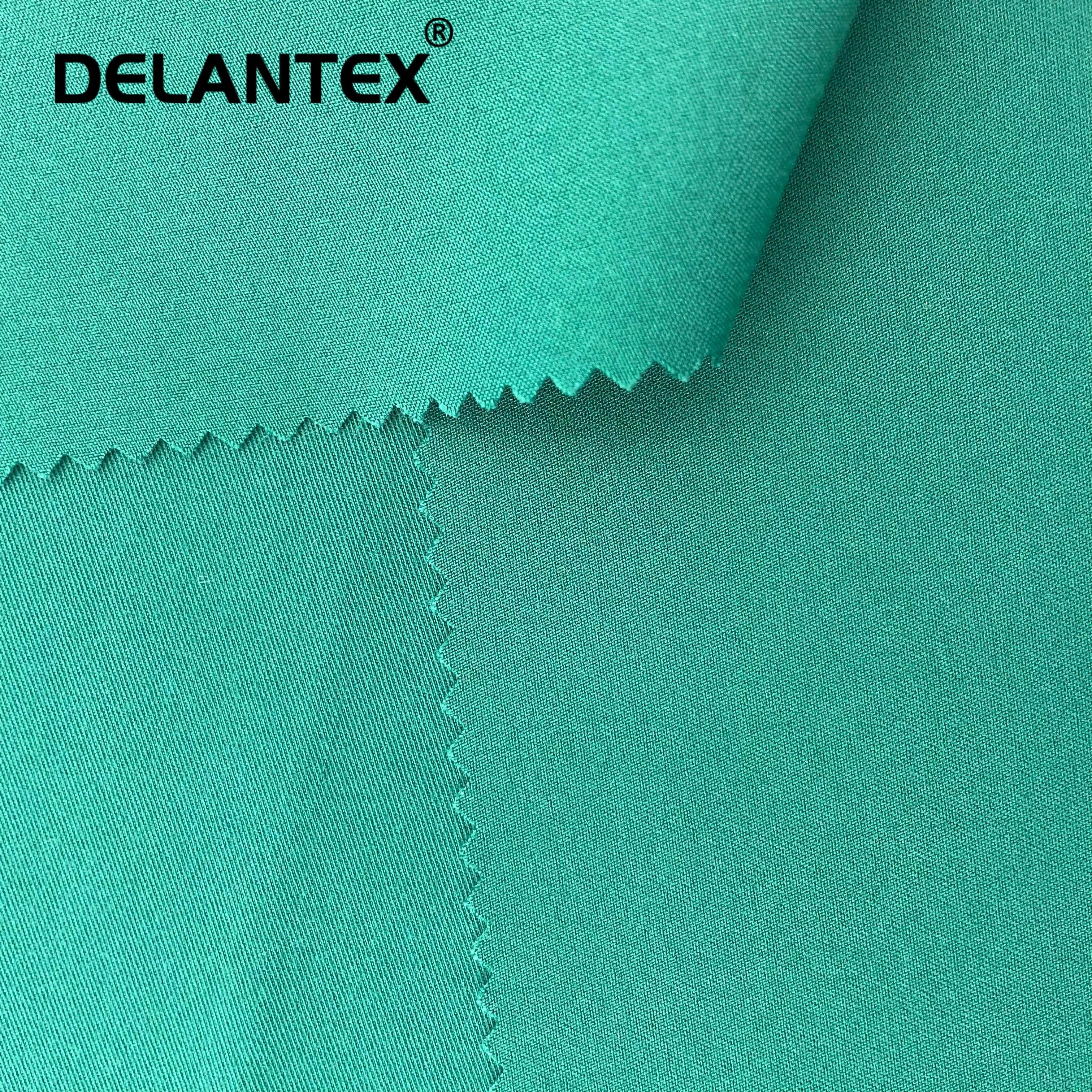 Delantex Polyester Rayon Spandex Fabric Factory Fuyi Nursing Scrubs Fabric Hospital Uniform Fabric Free Sample