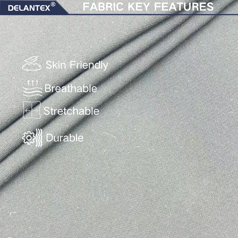 Delantex Uniform Fabric with Good Color Fastness and Tensile Strength 172cm 180gsm Best Chef Uniform