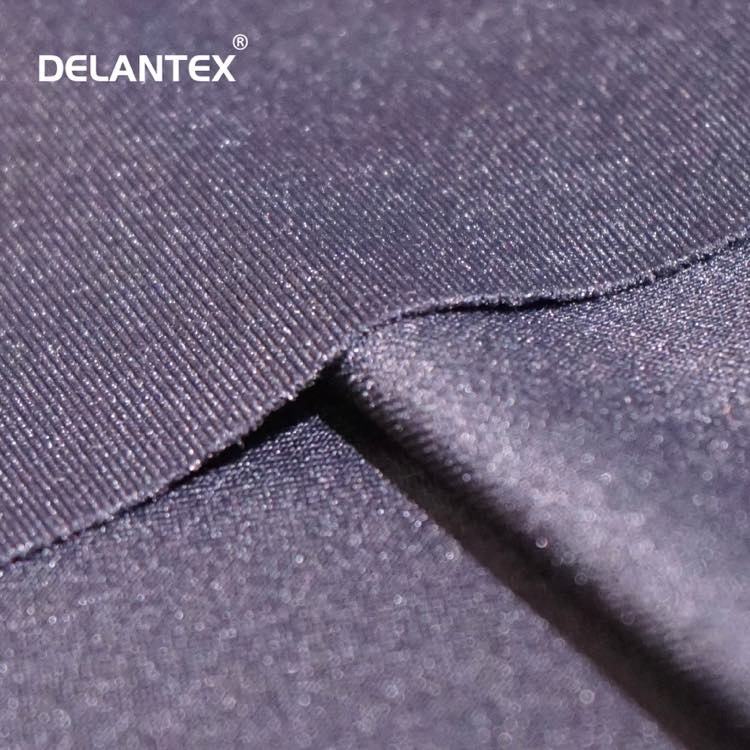 Delantex Nylon Spandex Elastane Fabric 4 Way Stretch Fabric 235GSM for Yoga-Set Sportswear Material Free Sample